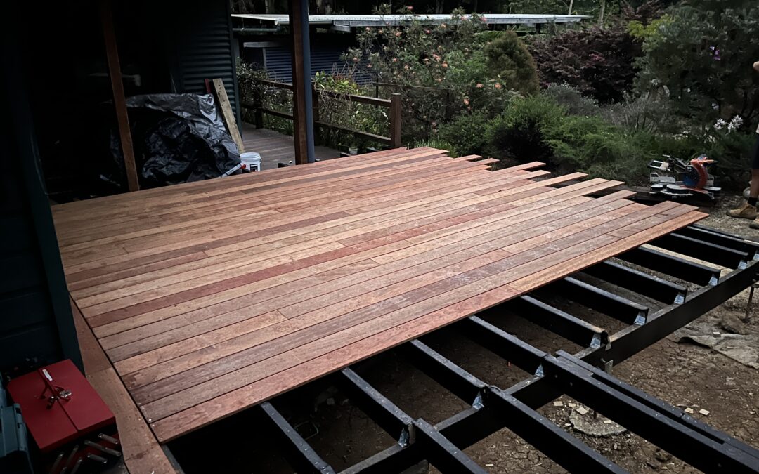 Weathered Deck in Need of Replacement